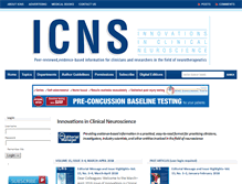 Tablet Screenshot of innovationscns.com